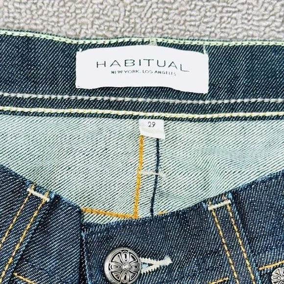 Habitual Jeans Women's Size 29 Dark Wash Bootcut Denim Pants The City - Picture 3 of 9